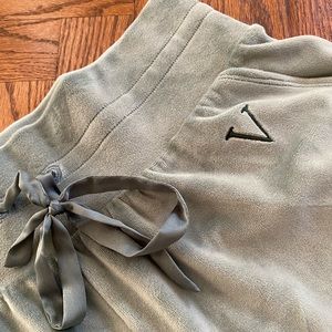 Victoria Secret soft velour joggers! Light sage green